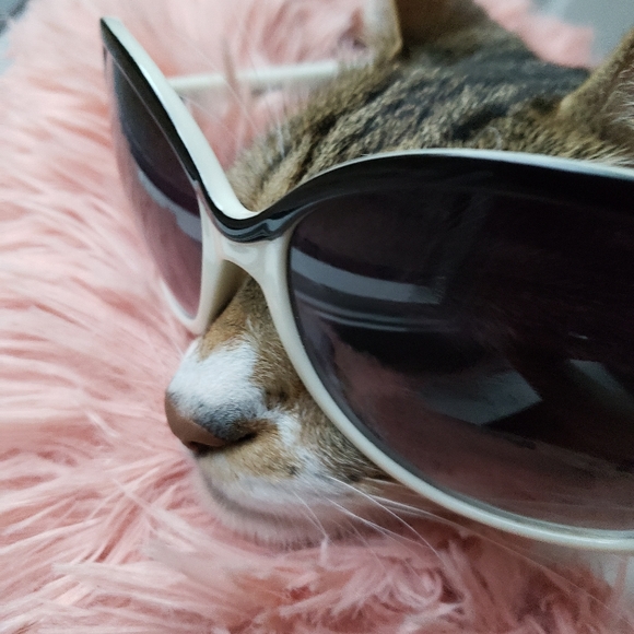 Rare Vintage Oversized Liz Claiborne Sunglasses - Picture 4 of 11